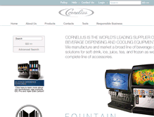 Tablet Screenshot of cornelius-usa.com